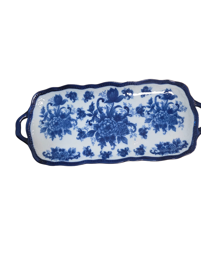 Porcelain tray beautiful-used