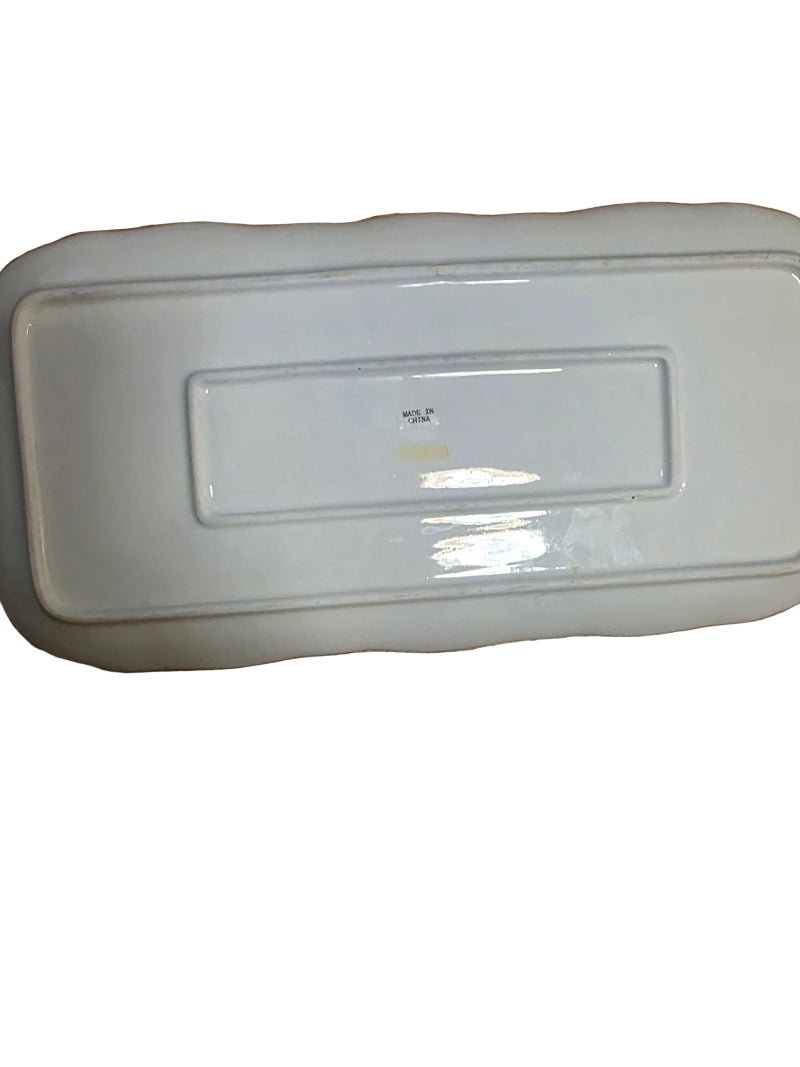 Porcelain tray beautiful-used