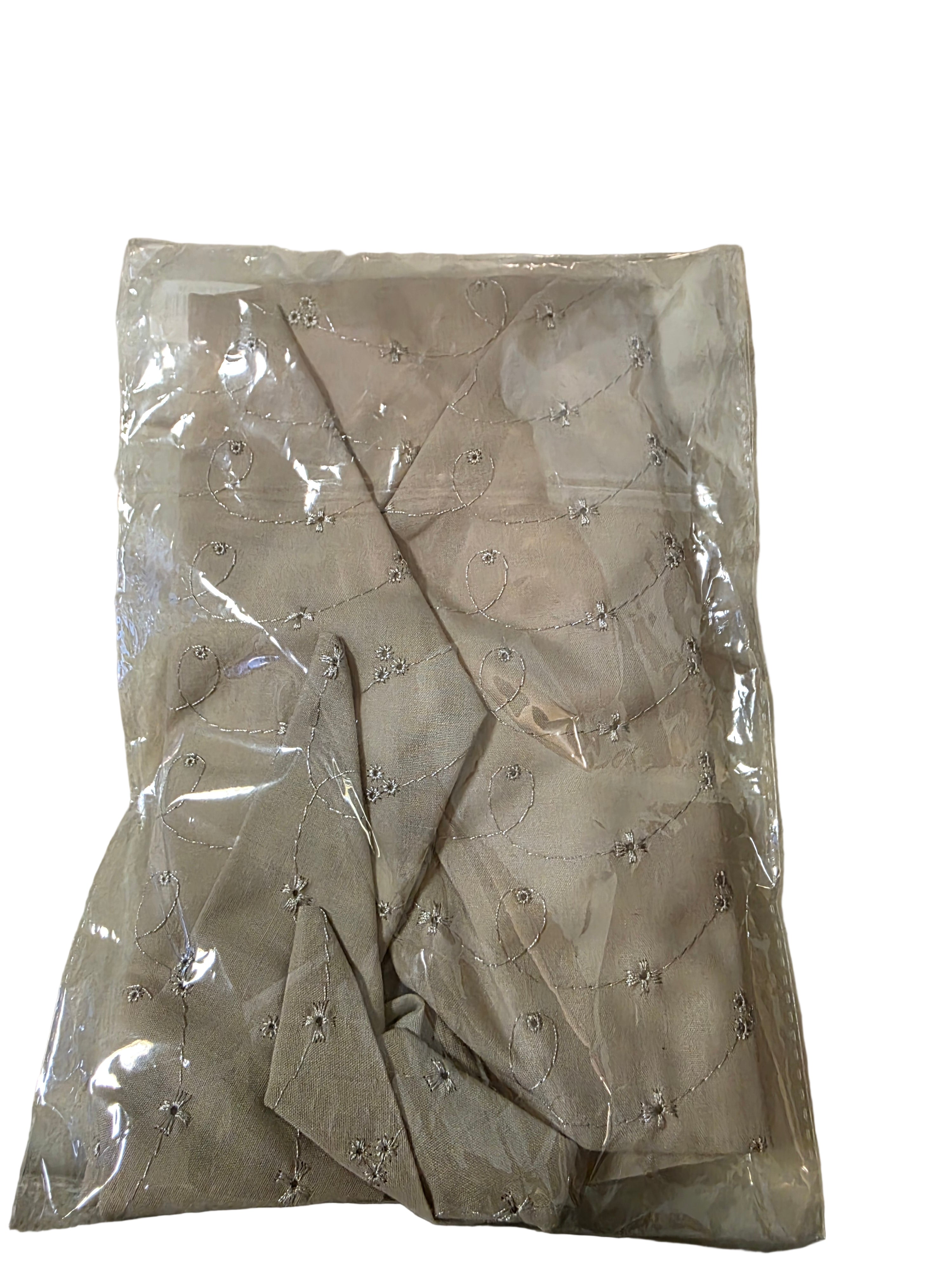 Floral Embroidered Headscarf - Pre-Tied Bandana with Ties-Like New